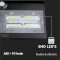 Вуличний світильник з датчиком руху та сонячною панеллю V-TAC LED Solar Wall Light 6.8W 4000K Black (8279)