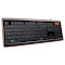 Клавiатура GEMBIRD KB-6050LU-RUA USB Black/Orange