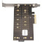 Адаптер FRIME PCIe x4 to M.2 (B&M key) NVMe (ECF-PCIETOSSD002.LP)