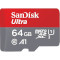 Карта пам'яті SANDISK microSDXC Ultra 64GB UHS-I A1 Class 10 (SDSQUA4-064G-GN6MN)