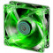 Вентилятор ATCOOL 12025 LED Green (15277)
