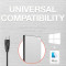 Портативный жёсткий диск SEAGATE One Touch 1TB USB3.2 Silver (STKB1000401)