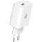 Зарядний пристрій 2E Wall Charger 1xUSB-A, QC3.0, 18W White (2E-WC1USB18W-W)