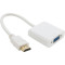 Адаптер EXTRADIGITAL HDMI - VGA White (KBH1645)