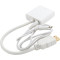 Адаптер EXTRADIGITAL HDMI - VGA White (KBH1645)