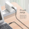 Кабель COLORWAY PD Fast Charging USB-C to USB-C 3A 1м Gray (CW-CBPDCC040-GR)