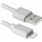 Кабель REAL-EL USB 2.0 AM/Apple Lightning White 2м (EL123500056)