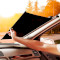 Автомобільна сонцезахисна шторка BASEUS Auto Close Car Front Window Sunshade 64x140 Silver (CRZYD-B0S)