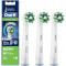 Насадка для зубной щётки BRAUN ORAL-B CrossAction EB50BRB CleanMaximiser White 3шт (4210201317104)