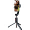 Монопод-трипод BASEUS Lovely Uniaxial Bluetooth Folding Stand Selfie Stabilizer Black (SULH-01)