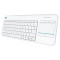 Клавіатура бездротова LOGITECH K400 Plus Wireless Touch RU White (920-007148)