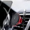 Автодержатель для смартфона BASEUS Magnetic Air Vent Car Mount Holder with cable clip Red (SUGX-A09)