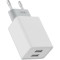 Зарядний пристрій XO L65 2xUSB-A, 2.4A White w/Micro-USB cable (L65-M-WH)