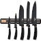 Набор ножей на магнитной планке BERLINGER HAUS Black Rose Collection 6пр (BH-2535)
