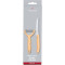 Набор кухонных ножей VICTORINOX Swiss Classic Trend Colors Tomato Knife&Tomato&Kiwi Peeler Set Light Orange 2пр (6.7116.23L92)