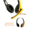 Навушники CANYON HSC-1 Black/Yellow
