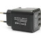 Зарядний пристрій POWERPLANT W-360 3xUSB-A, 3.4A Black (DV00DV5065)