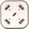Зарядний пристрій POWERPLANT 1xUSB-C, 4xUSB-A, 8.4A White (SC230112)