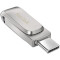 Флэшка SANDISK Ultra Dual Luxe 64GB Silver (SDDDC4-064G-G46)