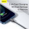 Кабель BASEUS Superior Series Fast Charging Data Cable USB to iP 2.4A 2м Black (CALYS-C01)