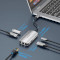 Порт-реплікатор VENTION 5-in-1 USB-C to USB3.0x3/RJ45/PD (TNFHB)