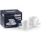 Набор чашек с блюдцами DELONGHI Ceramic Espresso 2x70мл (DLSC308)
