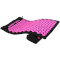 Акупунктурный коврик (аппликатор Кузнецова) с валиком SPORTVIDA 66x40cm Black/Pink (SV-HK0352)