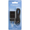 Зарядний пристрій BOROFONE BA20A Sharp 1xUSB-A, 2.1A Black w/Lightning cable