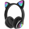 Навушники VOLTRONIC Cat Ear VZV-23MB LED Black