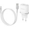 Зарядний пристрій BOROFONE BA36A High Speed 1xUSB-A, QC3.0, 18W White w/Micro-USB cable