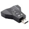 Зовнішня звукова карта DYNAMODE 3D Virtual Sound 7.1 w/Volume Control USB2.0 Black