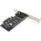 Адаптер VOLTRONIC PCIe3.0 x4 to M.2 SATA (YT-C-PCI-E3.0 X4-M.2 (NGFF))