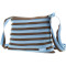 Сумка ZIPIT Medium Zipper Shoulder Bag Blue/Brown (ZBD-4)