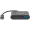 Порт-реплікатор MANHATTAN USB3.1 Type-C -> USB3.0/HDMI/USB-C (F) Black (152037)