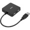 USB хаб HAMA USB 2.0 Black (00200121)