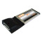 Адаптер STLAB ExpressCard to eSATA/USB Combo