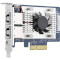 Сетевая карта QNAP QXG-10G2T-107 2x10G Ethernet, PCI Express x4