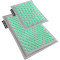 Акупунктурний килимок (аплікатор Кузнєцова) з подушкою 4FIZJO Eco Mat 68x42cm Gray/Mint (4FJ0230)