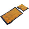 Акупунктурний килимок (аплікатор Кузнєцова) з подушкою 4FIZJO Eco Mat 68x42cm Navy Blue/Orange (4FJ0229)