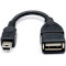Кабель OTG VOLTRONIC USB2.0 AF/Mini-BM 0.1м Black (YT-C/AF-0.1MNB)