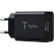 Зарядний пристрій T-PHOX Tempo 1xUSB-A, QC3.0, 18W Black (TEMPO 18W USB B)