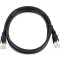 Патч-корд VEGGIEG SSTP Cat.8 CCA 3м Black (PCV-V-E805/19666)