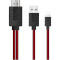 Кабель VOLTRONIC MHL Lightning - HDMI 1.8м Red (OT-7522F)