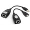 Удлинитель USB по витой паре MERLION YT-EC USB-RJ-45/M+RJ-45