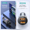 Автомобильное зарядное устройство USAMS US-CC122 C23 36W Dual USB Mini Transparent Car Charger Black (CC122CC01)
