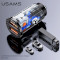Автомобільний зарядний пристрій USAMS US-CC122 C23 36W Dual USB Mini Transparent Car Charger Black (CC122CC01)