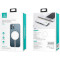Беспроводное зарядное устройство USAMS US-CD155 Super-thin Magnetic Fast Wireless Charger for iPhone 12 White (CD155DZ01)