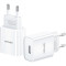 Зарядний пристрій USAMS US-CC075 T18 Single USB Travel Charger White (CC075TC01)