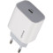 Зарядное устройство USAMS US-CC118 T34 PD Fast Travel Charger 20W White (CC118TC01)