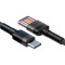 Кабель BASEUS Cafule HW Quick Charging Cable 40W USB for Type-C 1м Gray/Black (CATKLF-PG1)